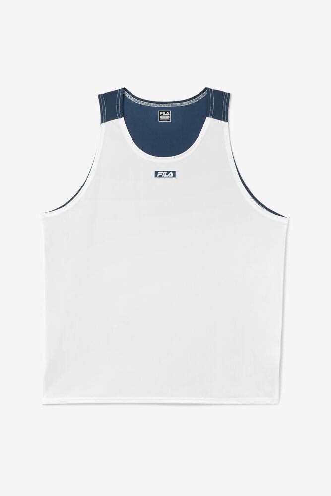 Fila T-Shirt Interval Tank Mens Grey - India QLY-274561